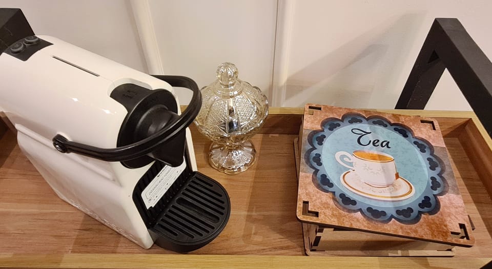 Design Apartment | Private kitchen | Espresso maker, fridge, microwave, blender