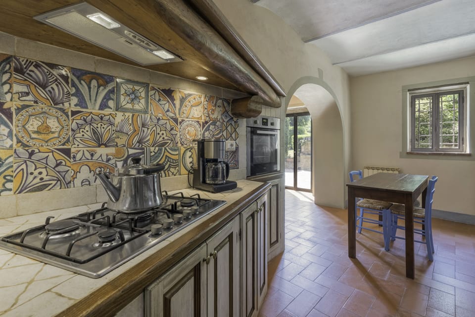 Villa | Private kitchen | Full-size fridge, stovetop, dishwasher, coffee/tea maker