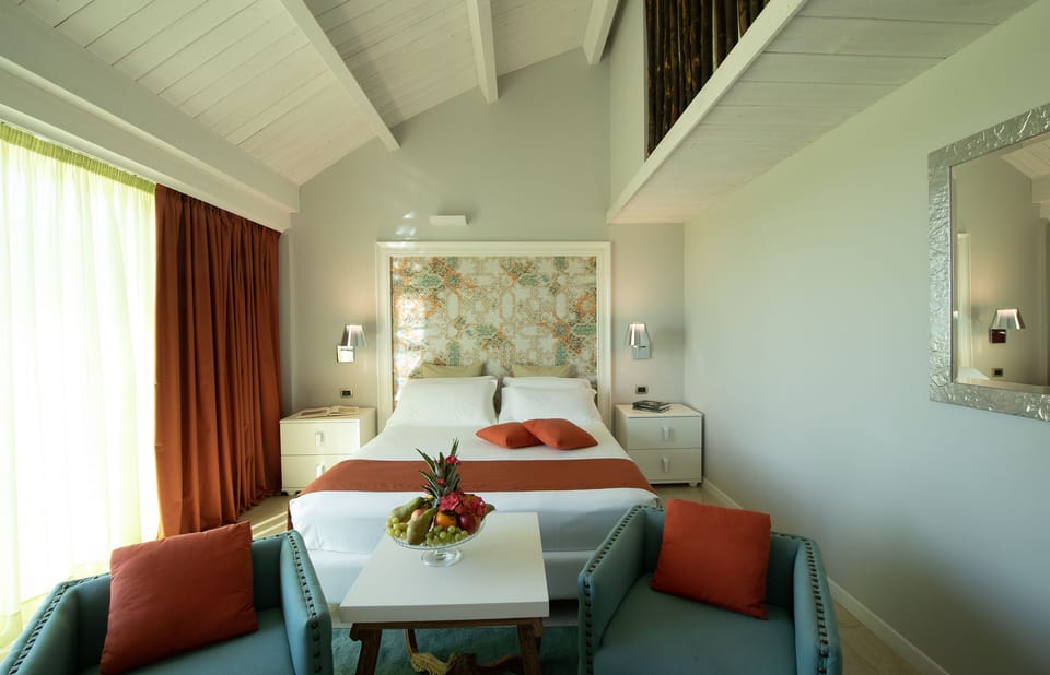 Junior Suite, Terrace (Spa Bath) | Premium bedding, memory foam beds, minibar, in-room safe