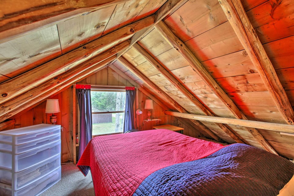 Rustic River View Cabin w/ Fire Pit, Games & Grill Cottage in Michigan