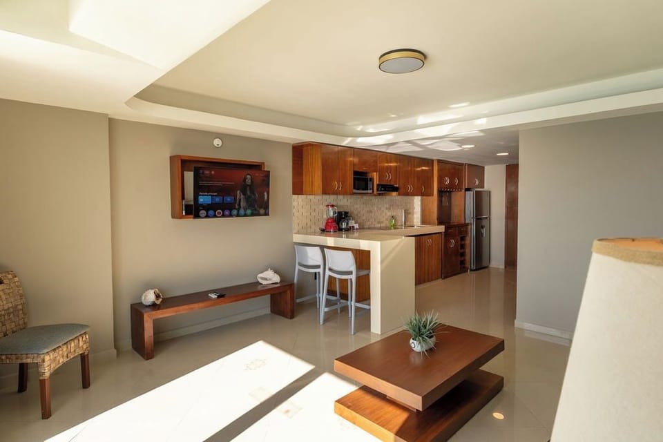 Penthouse, 2 Bedrooms, Balcony, Ocean View | Private kitchen | Mini-fridge, coffee/tea maker