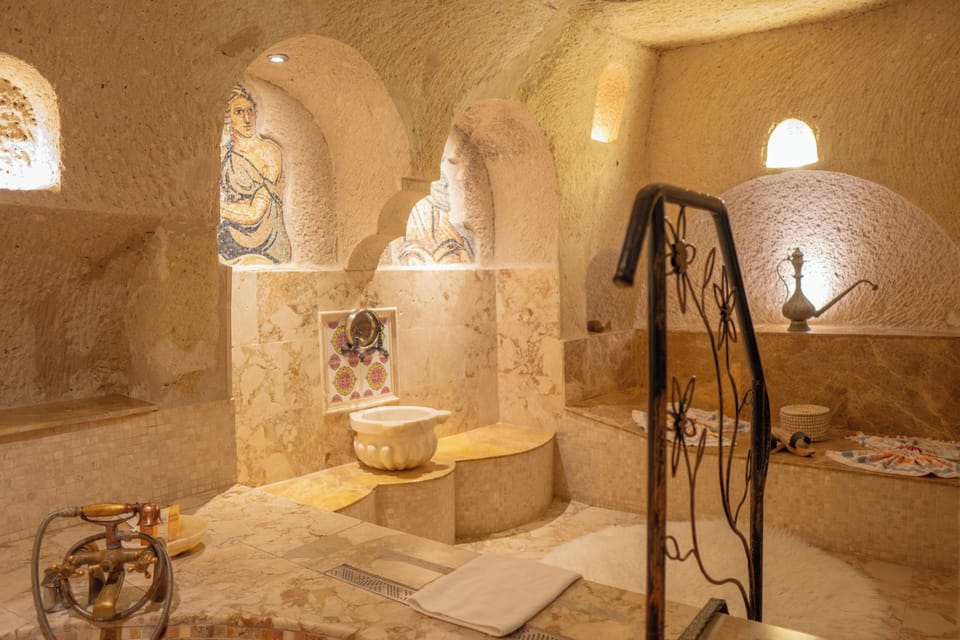 ROMAN KING SUITE with TURKISH HAMAM | Bathroom | Free toiletries, hair dryer, bathrobes, slippers