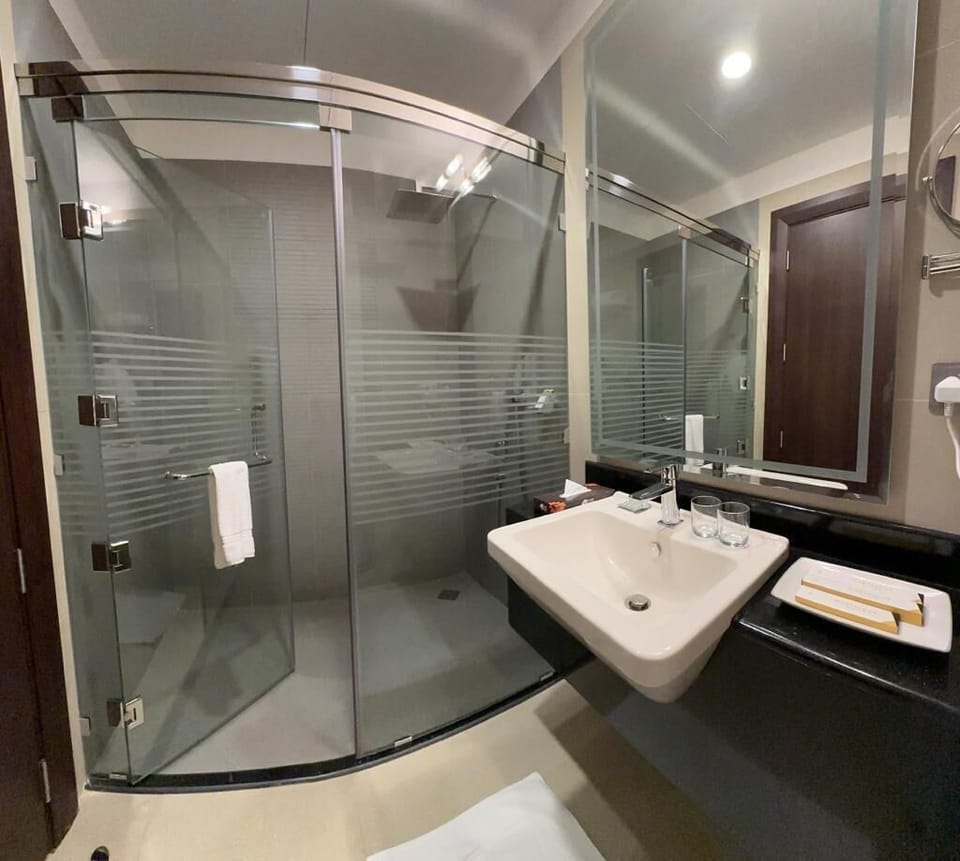 Junior Suite | Bathroom | Combined shower/tub, hair dryer, slippers, bidet