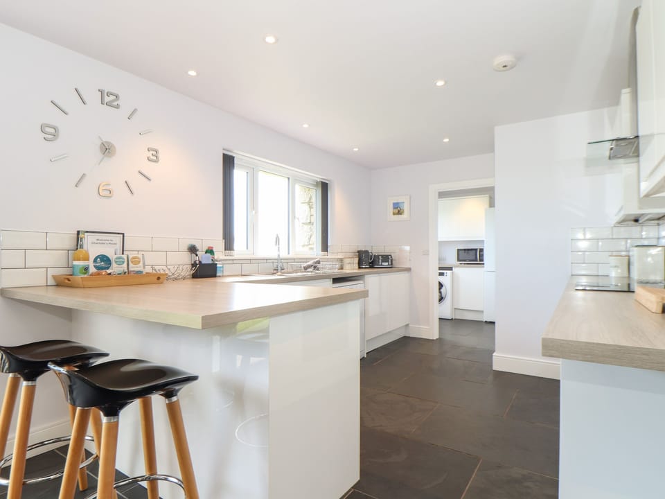 Fridge, dishwasher, electric kettle, toaster