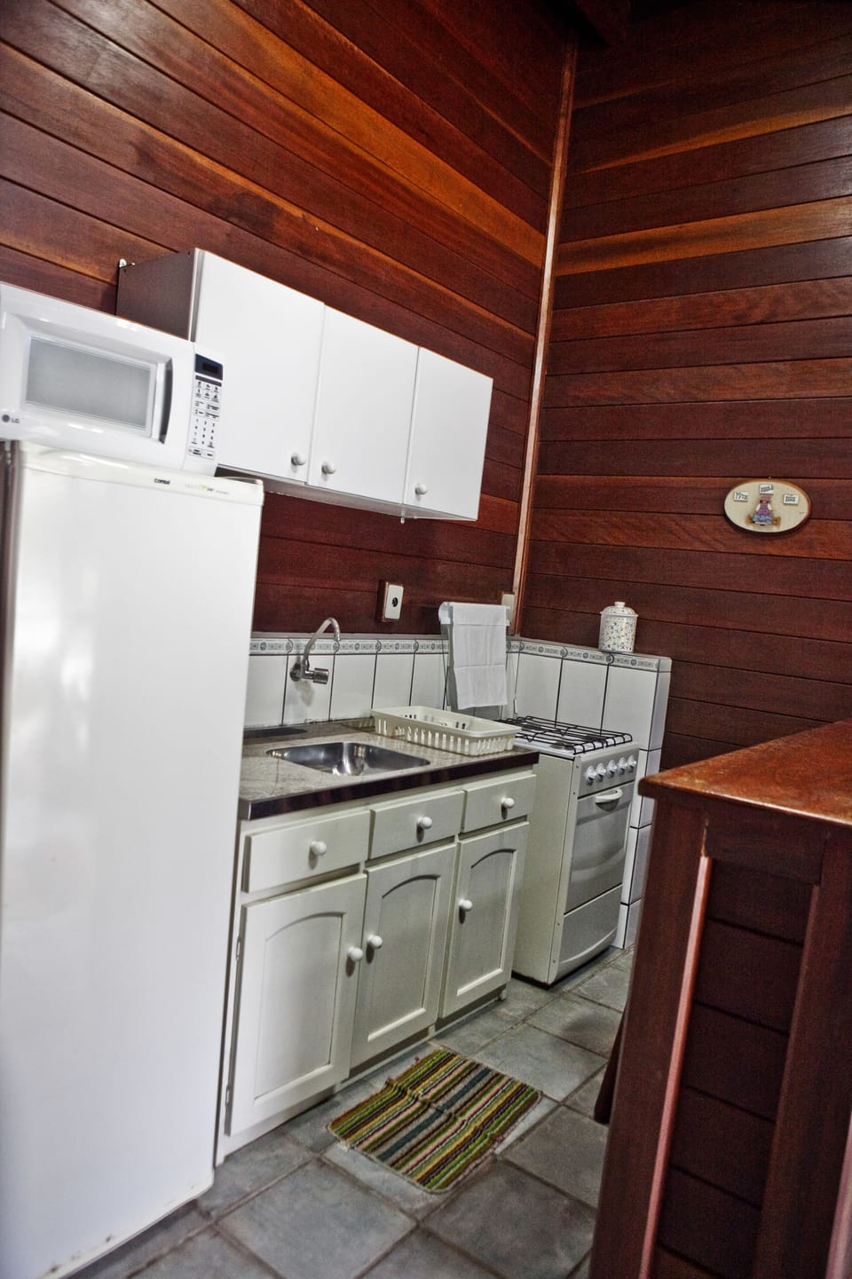 Basic Chalet, 1 Bedroom, Smoking, Kitchen | Private kitchen | Shared fridge, microwave