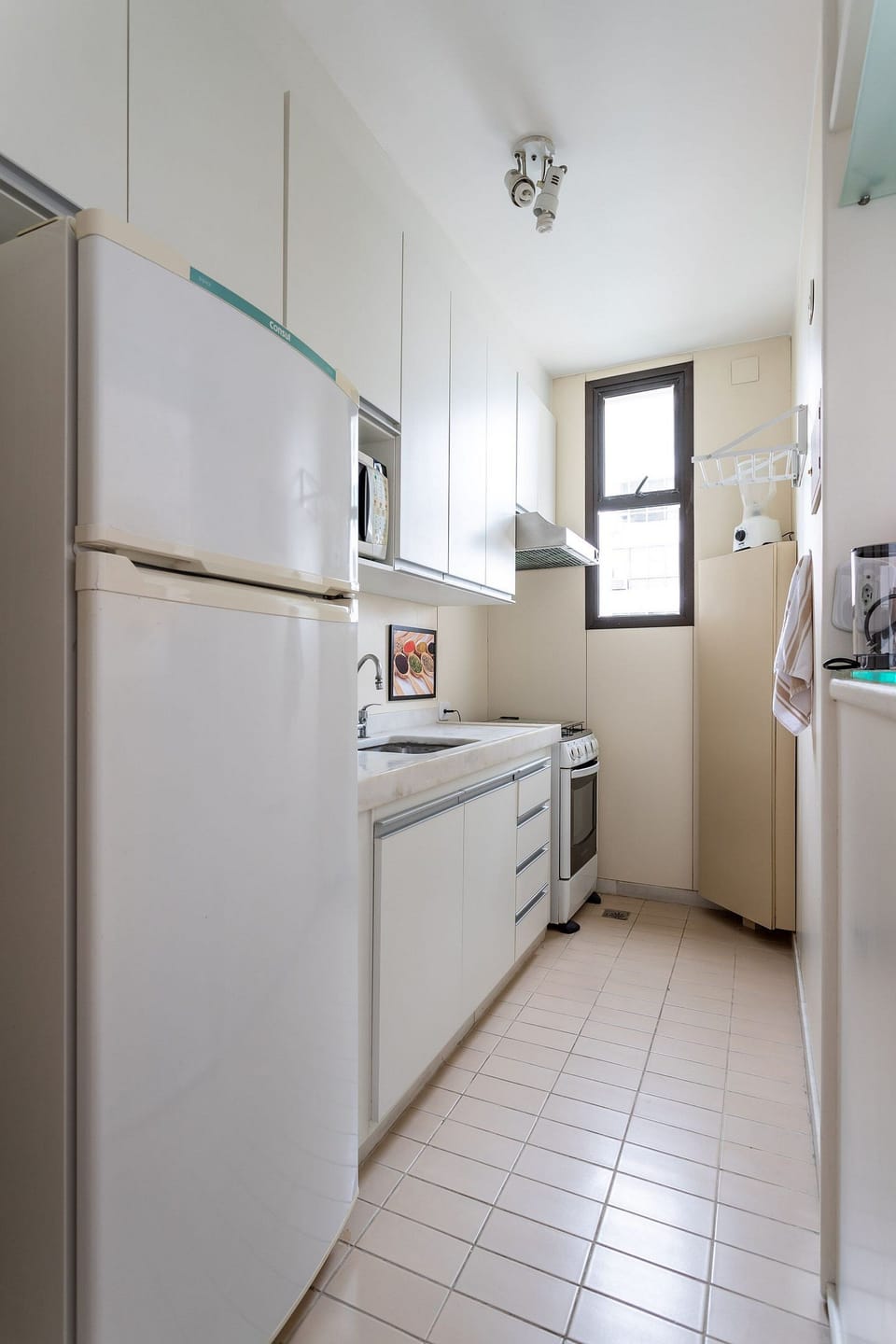 Apartment | Private kitchen | Full-size fridge, microwave, espresso maker, blender