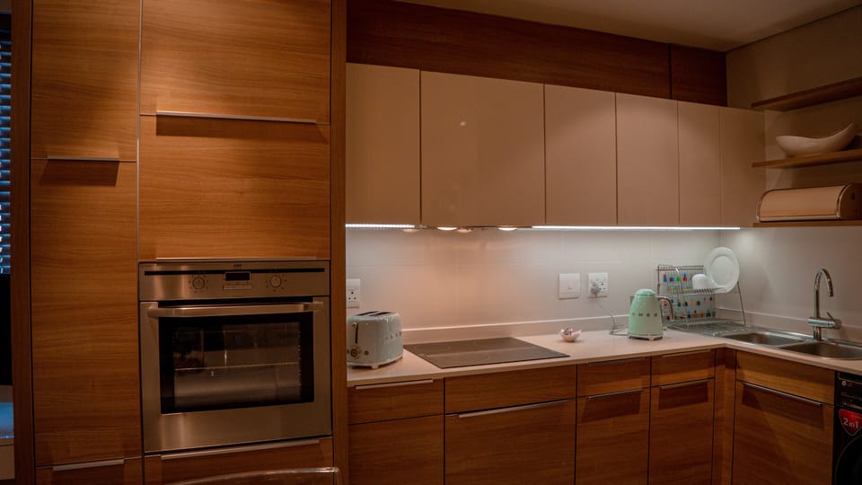Grand Studio | Private kitchen | Fridge, microwave, oven, stovetop