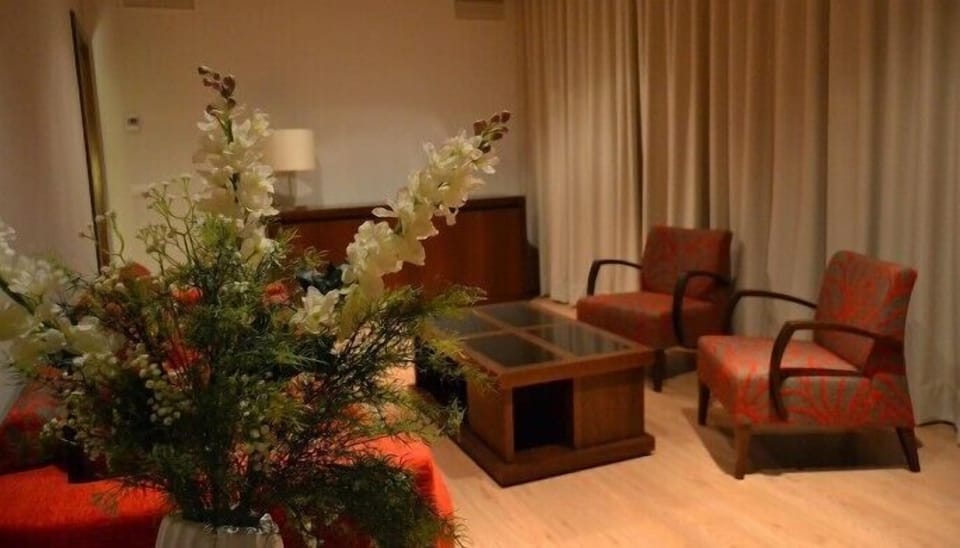 Presidential Suite | Living area | 32-inch flat-screen TV with digital channels, TV