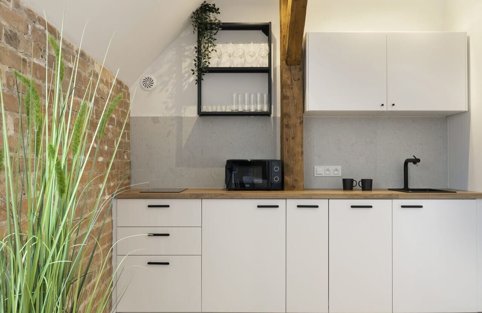 Comfort Studio Suite | Private kitchen | Mini-fridge, microwave, electric kettle