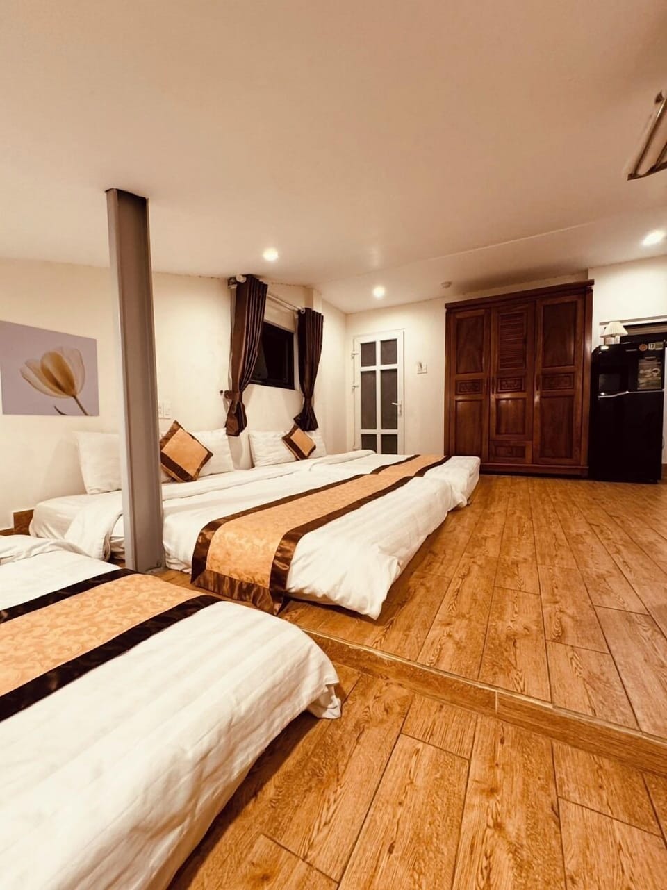 Family Shared Dormitory | In-room safe, blackout drapes, soundproofing, iron/ironing board