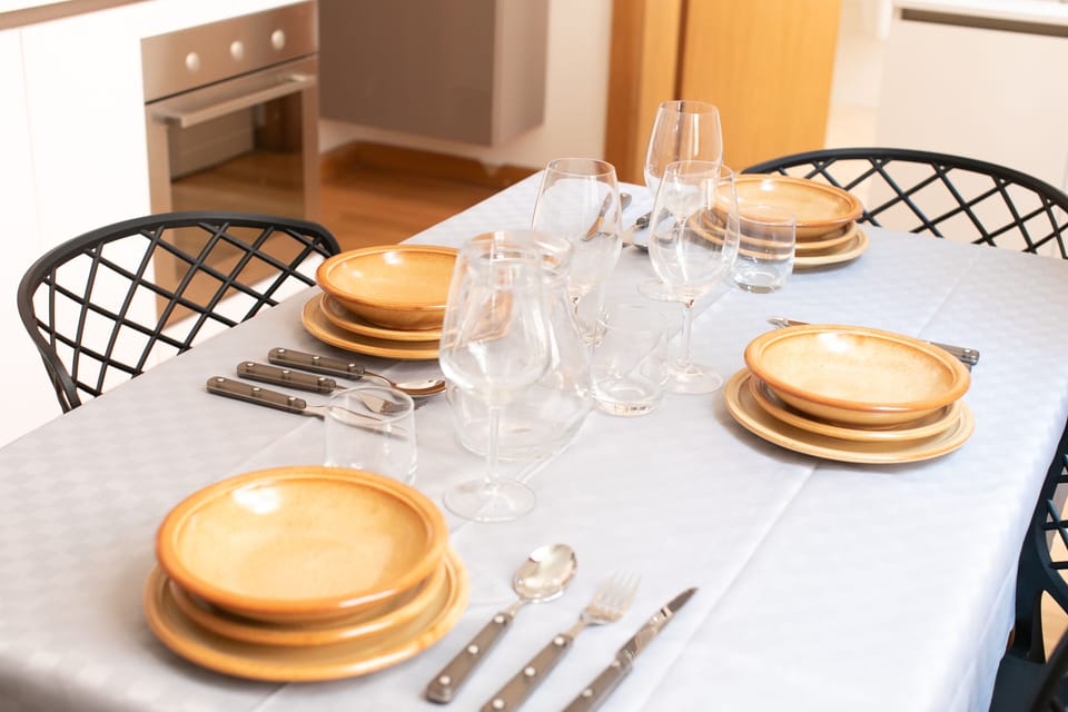Apartment | Private kitchen | Full-size fridge, microwave, oven, stovetop