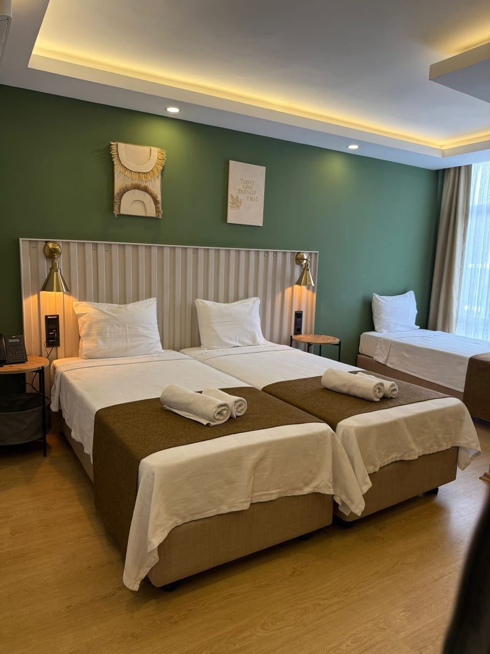 Triple Room | Hypo-allergenic bedding, free minibar items, desk, laptop workspace