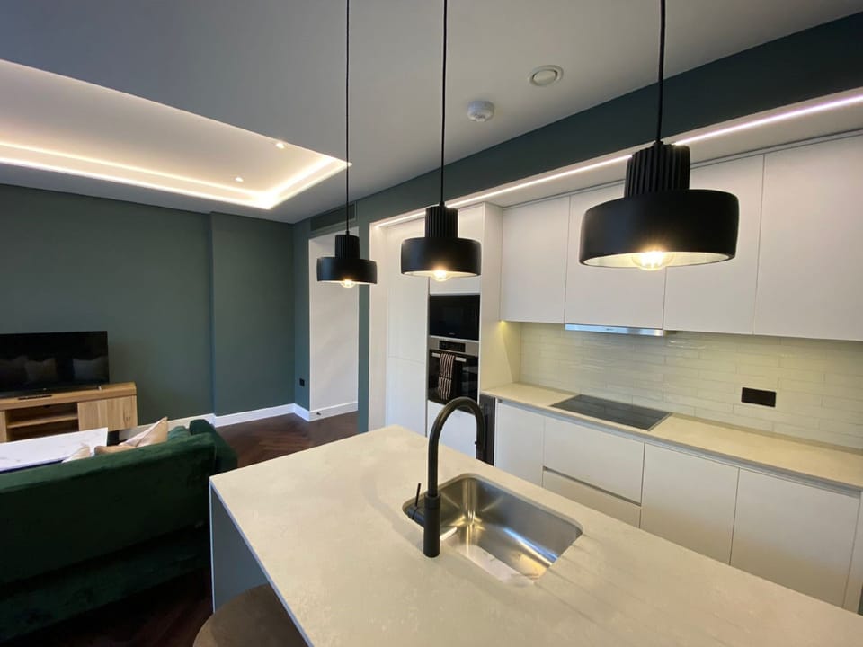 Apartment | Living area | 42-inch Smart TV with cable channels, Netflix, streaming services