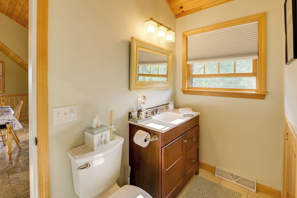 Waterfront Prospect Harbor Cottage: Yard, Fire Pit Cottage in Birch Harbor