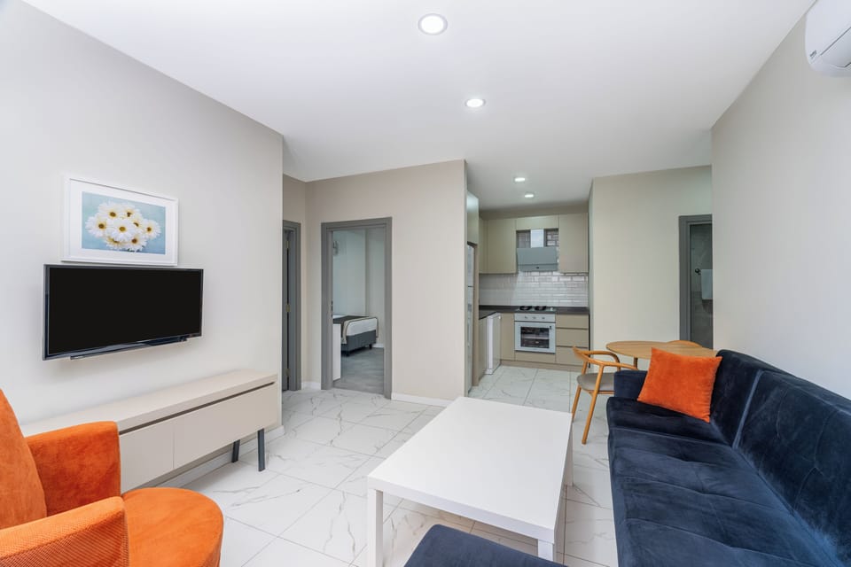 Apartment with two Bedrooms | Living area | Flat-screen TV