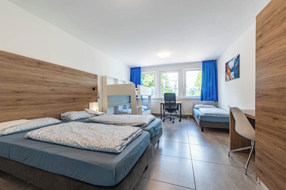 Basic Room, Multiple Beds, Non Smoking | Desk, laptop workspace, blackout drapes, soundproofing