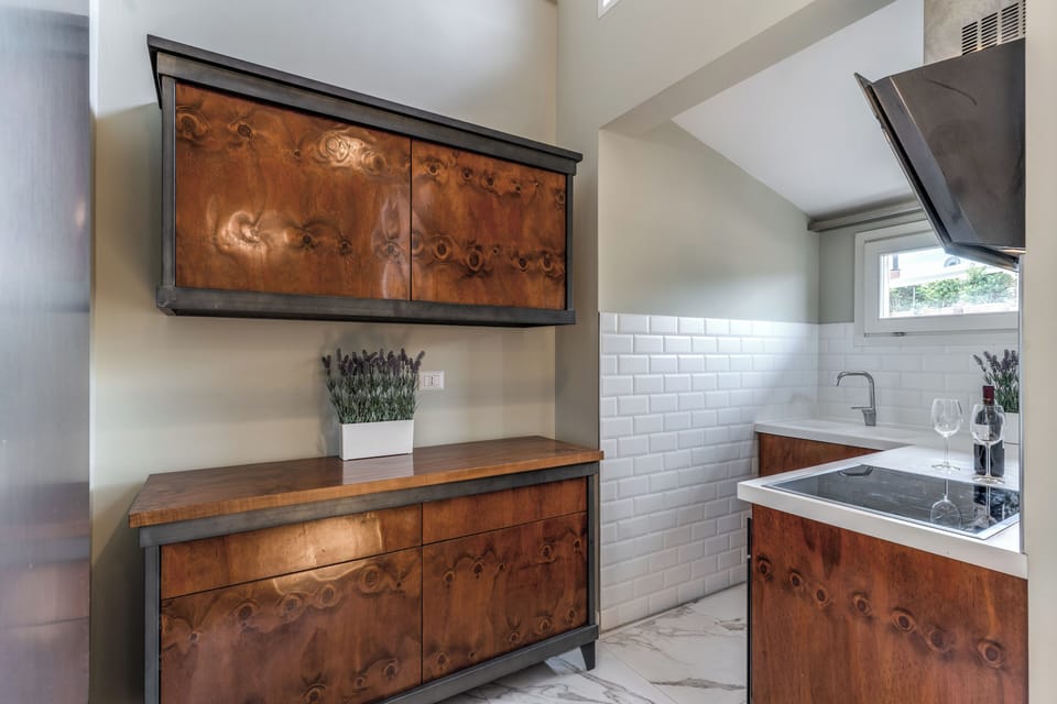 Apartment, Balcony, River View | Private kitchen