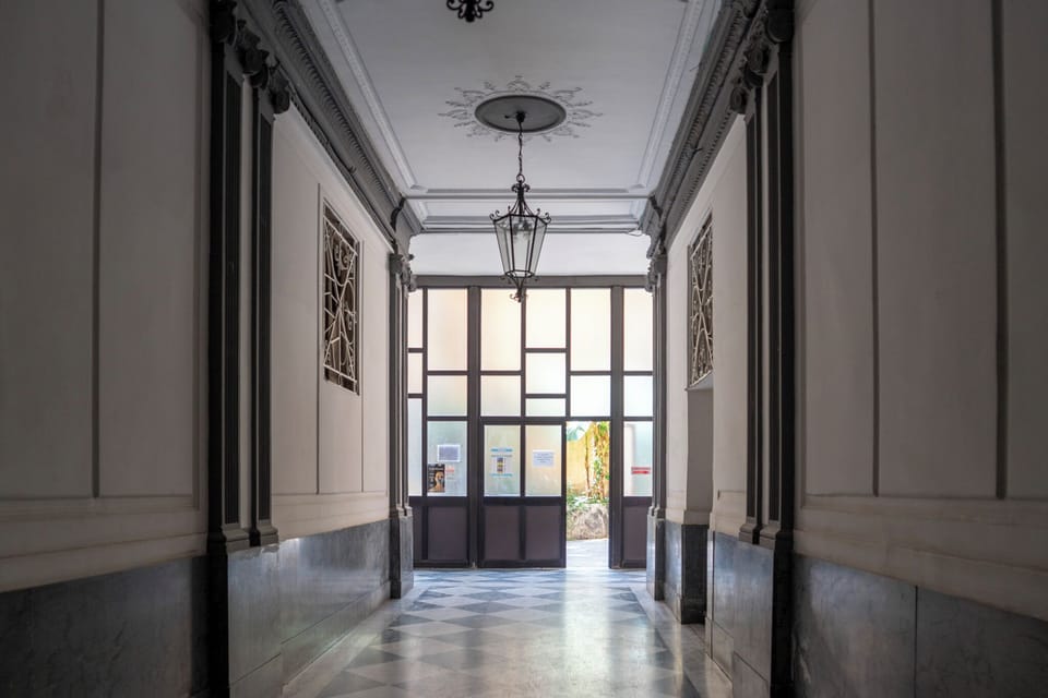 Interior entrance
