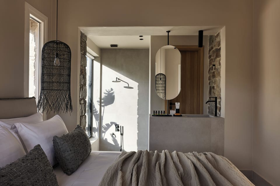Elegant Two Bedroom Villa with Indoor Jacuzzi | Bathroom | Separate tub and shower, jetted tub, rainfall showerhead