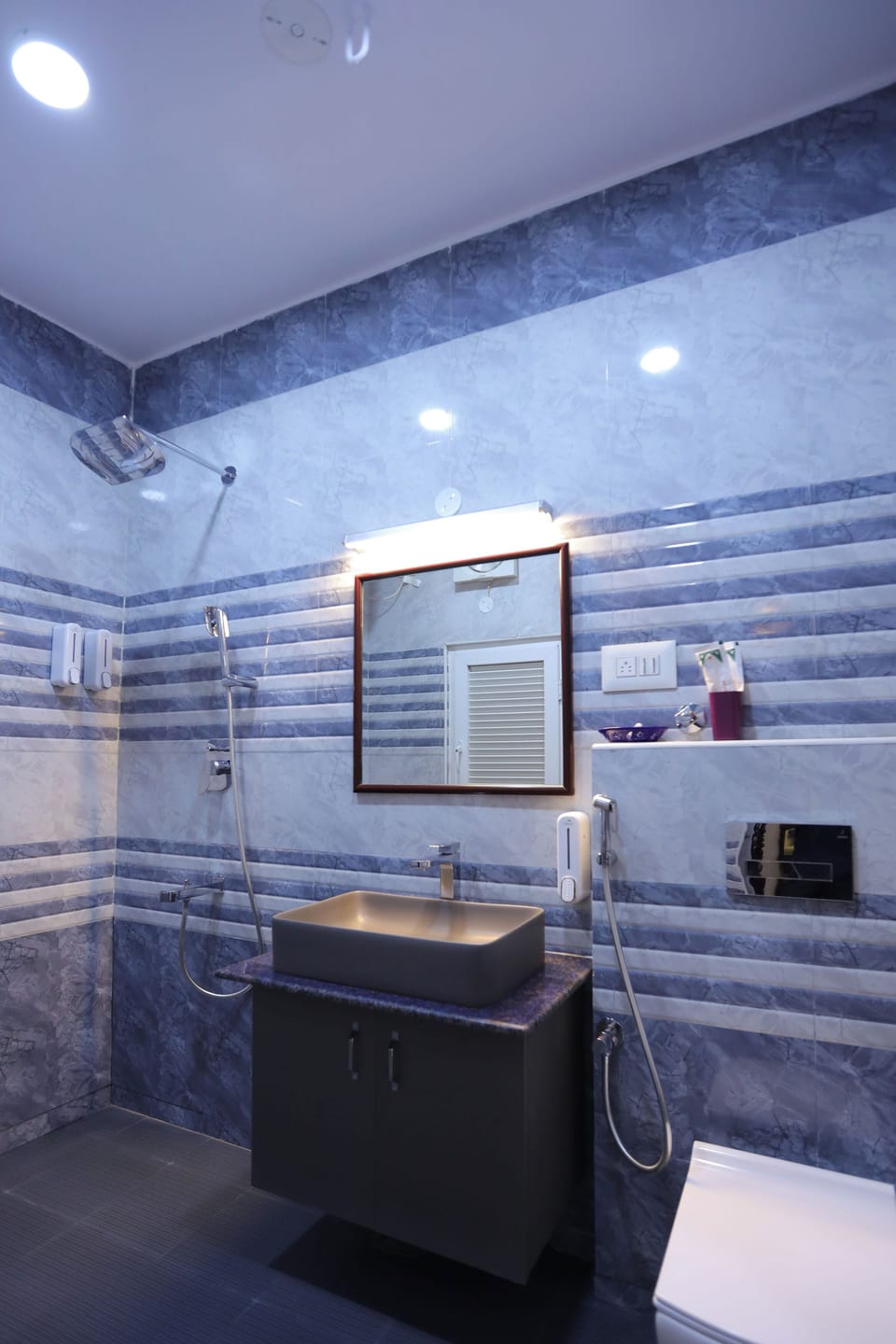 Exclusive Room | Bathroom | Shower, free toiletries, bidet, towels