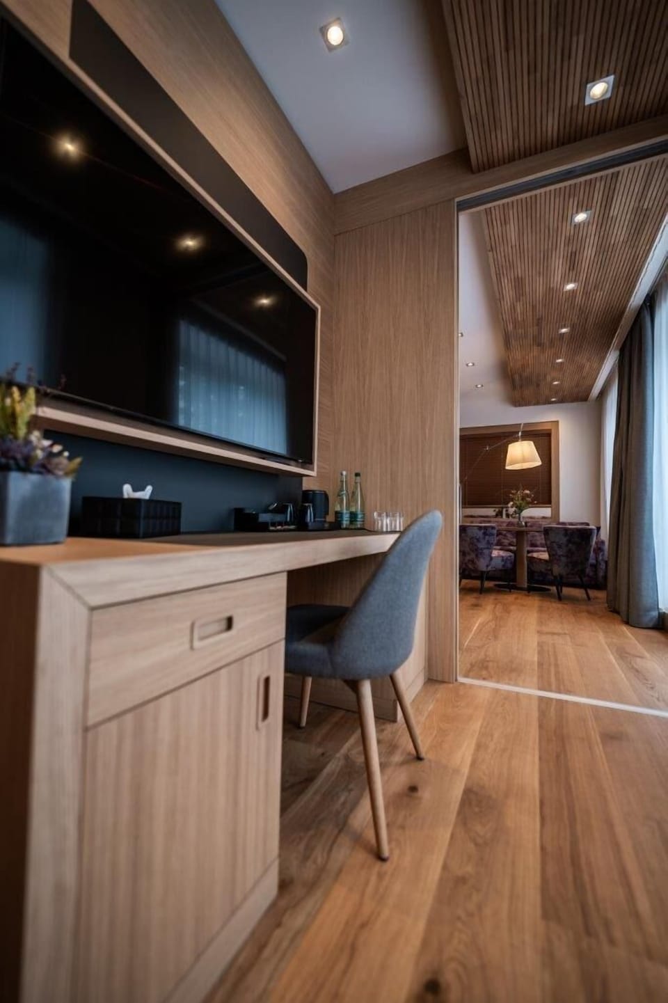 Exclusive Studio Suite, 3 Bedrooms, Patio, Ground Floor | Pillowtop beds, in-room safe, individually decorated, desk