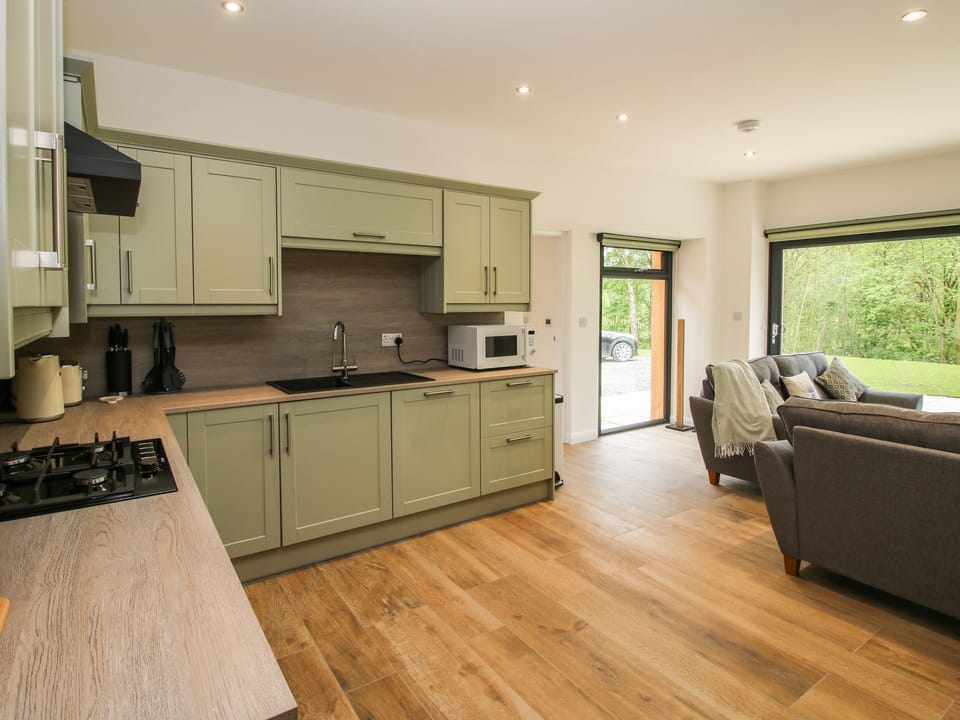 Fridge, dishwasher, electric kettle, toaster
