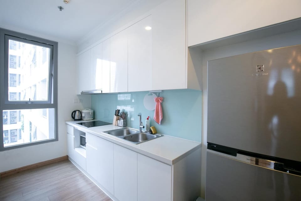 Shared fridge, microwave, electric kettle
