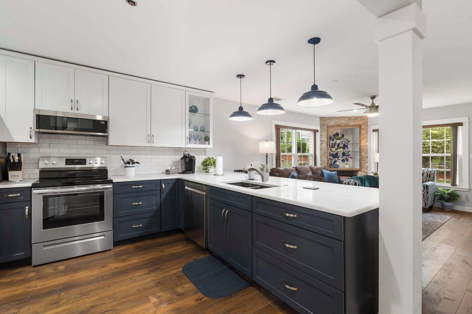 Condo, Multiple Beds, Patio, Garden View (Brookside Duo) | Private kitchen | Coffee/tea maker