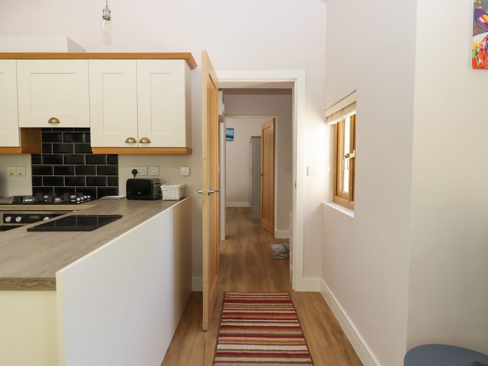 Fridge, dishwasher, electric kettle, toaster
