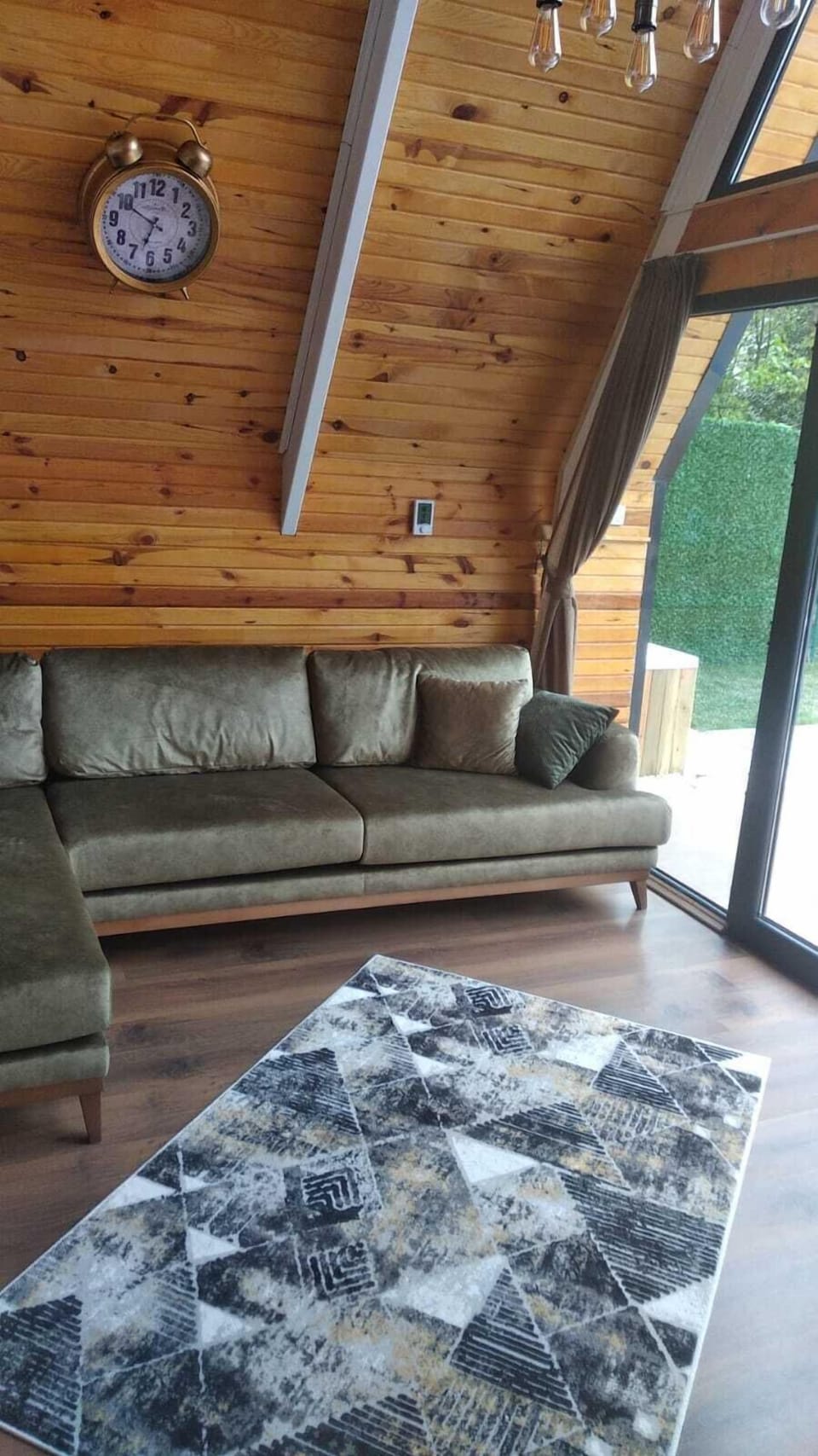 Family Bungalow, 1 Double Bed | Living area | Fireplace
