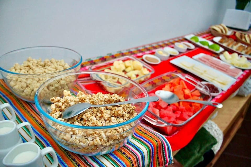 Daily buffet breakfast for a fee
