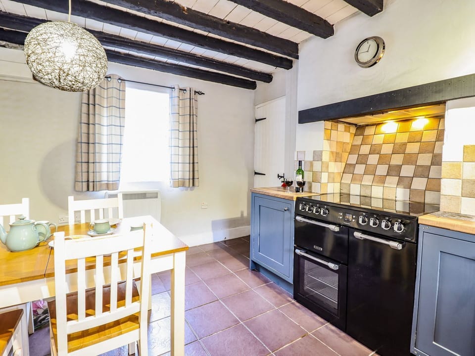 Fridge, dishwasher, electric kettle, toaster
