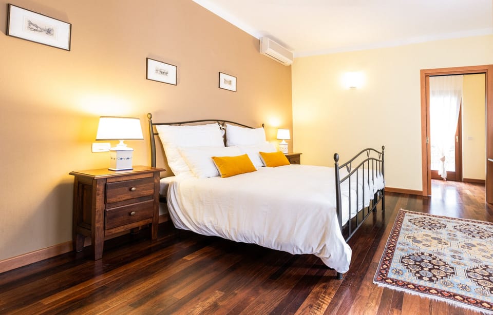 Double Room with Pool View | Down comforters, in-room safe, individually decorated