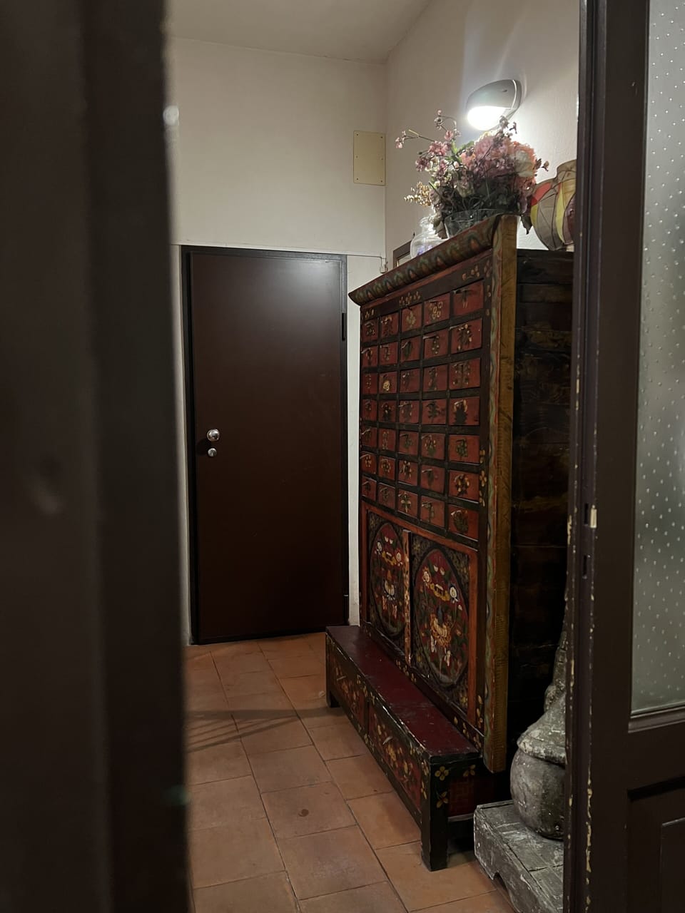 Interior entrance