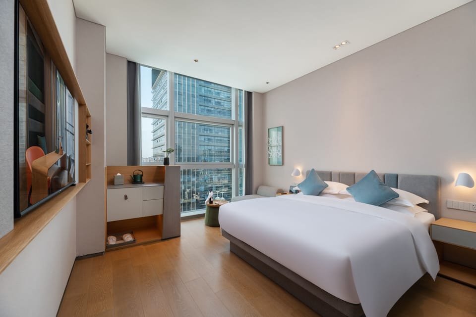 Deluxe Double Room | Premium bedding, down comforters, memory foam beds, free minibar