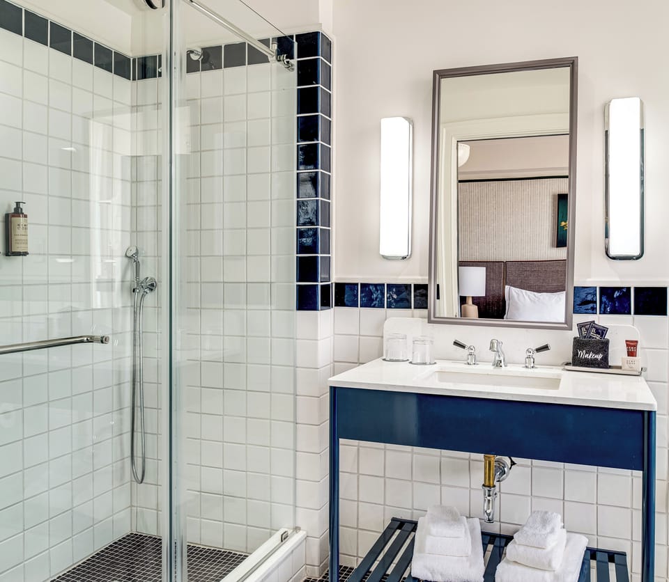 Free toiletries, hair dryer, bathrobes, slippers