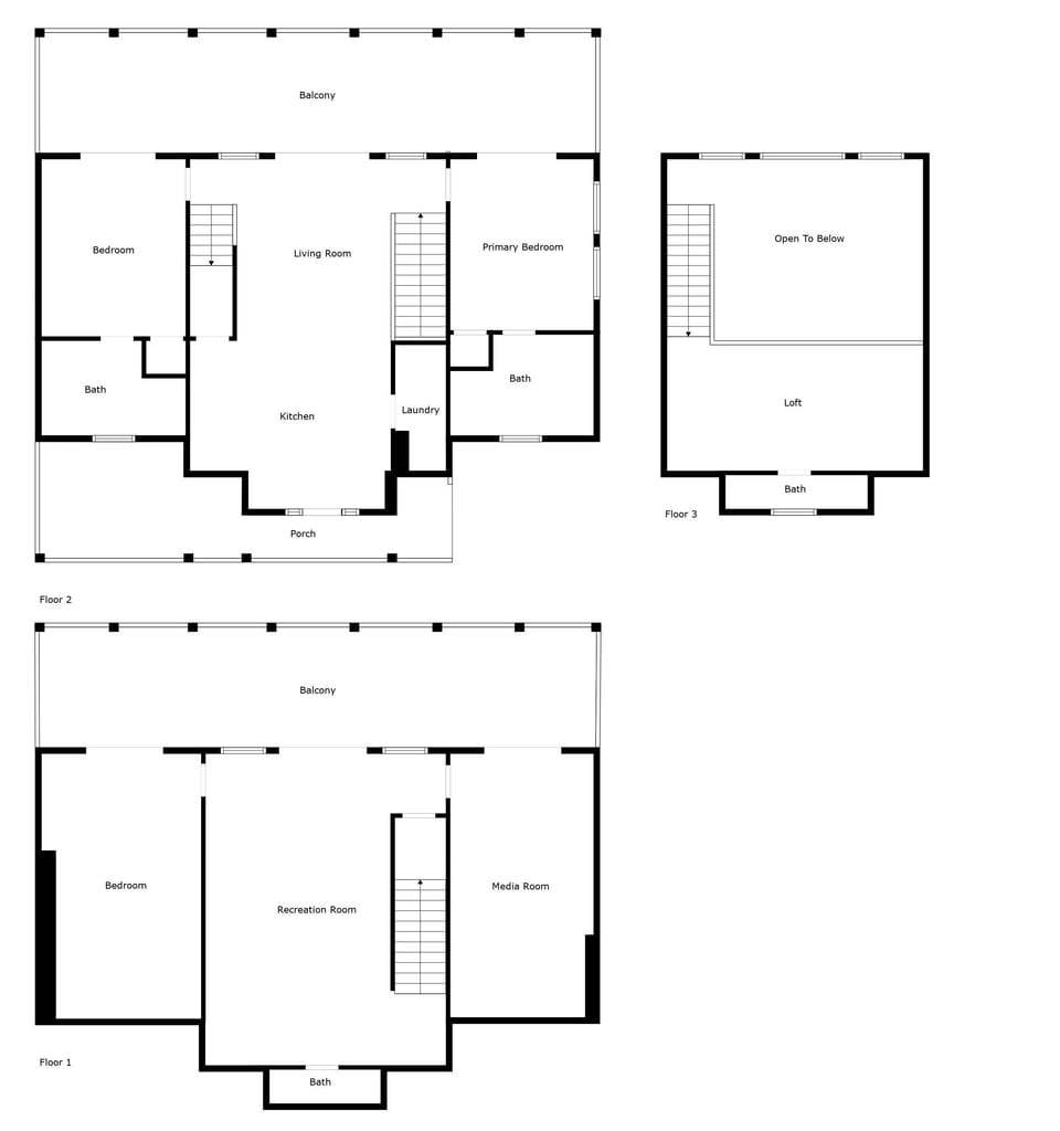Cabin, 3 Bedrooms | Floor plan