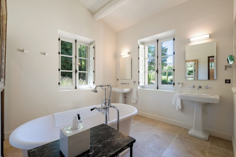 Deluxe Villa, Multiple Beds, Terrace | Bathroom | Designer toiletries, hair dryer, bathrobes, slippers