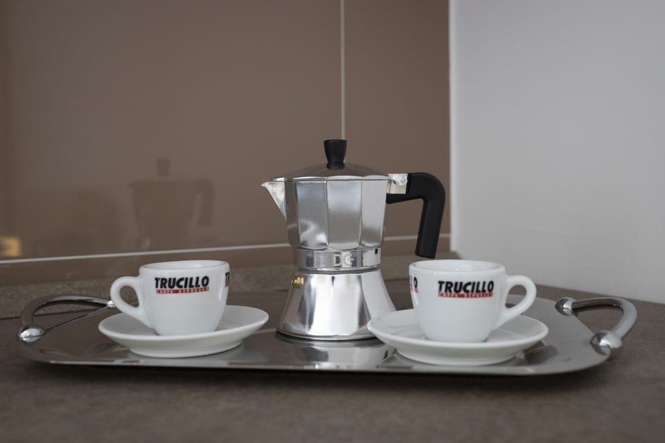 Standard Studio | Private kitchen | Full-size fridge, microwave, stovetop, coffee/tea maker