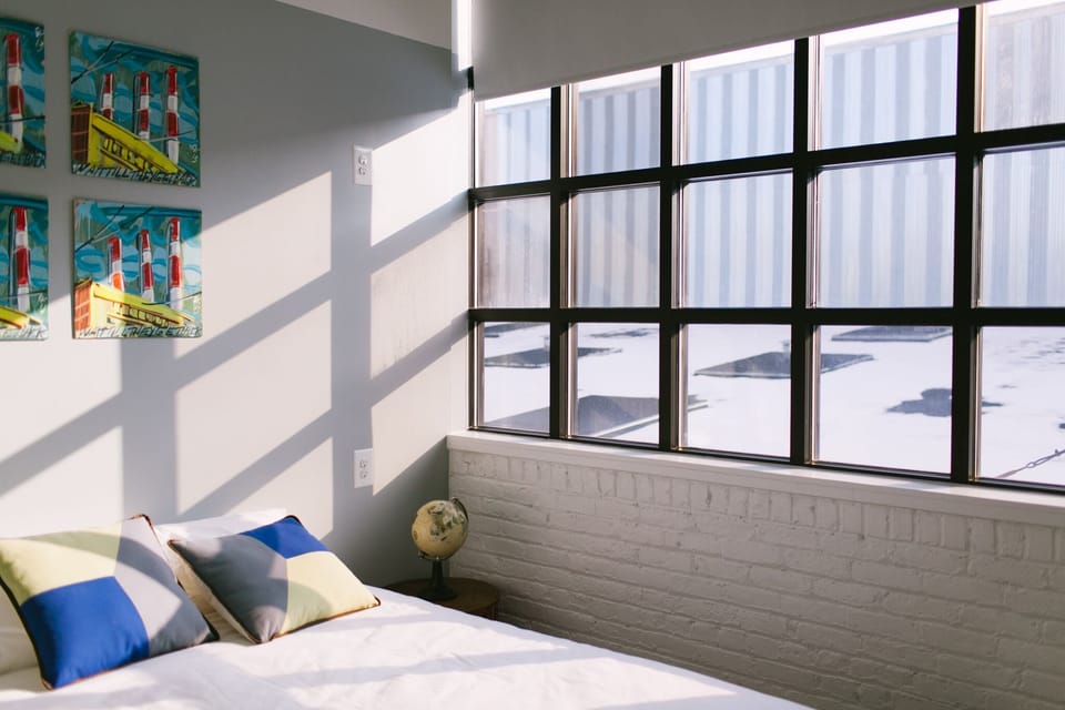 Private Queen Room with Ensuite Bathroom (1 bed) | Down comforters, iron/ironing board, free WiFi, bed sheets