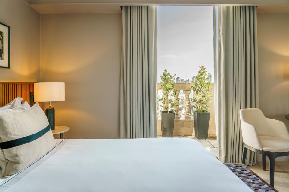 Junior Double Room, Balcony | City view