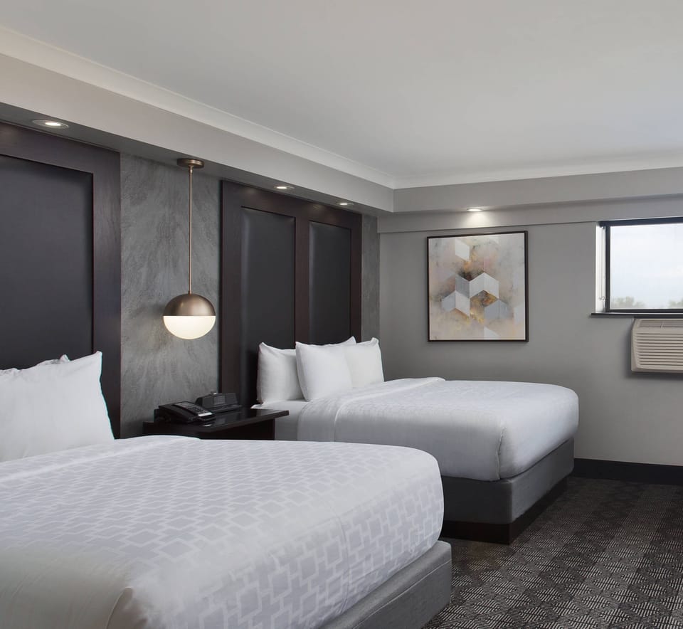 Room, 2 Double Beds | Premium bedding, down comforters, pillowtop beds, desk