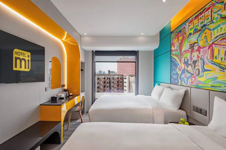 Quadruple Room | Desk, laptop workspace, WiFi (free), individually furnished