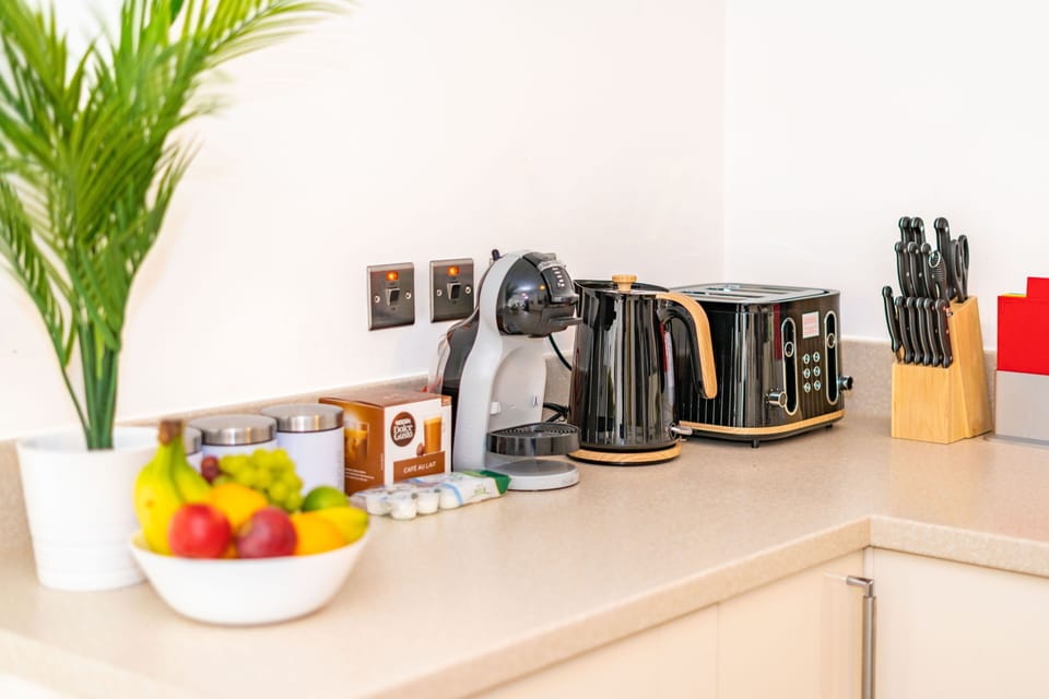 Basic Apartment | Private kitchen | Fridge, microwave, oven, dishwasher