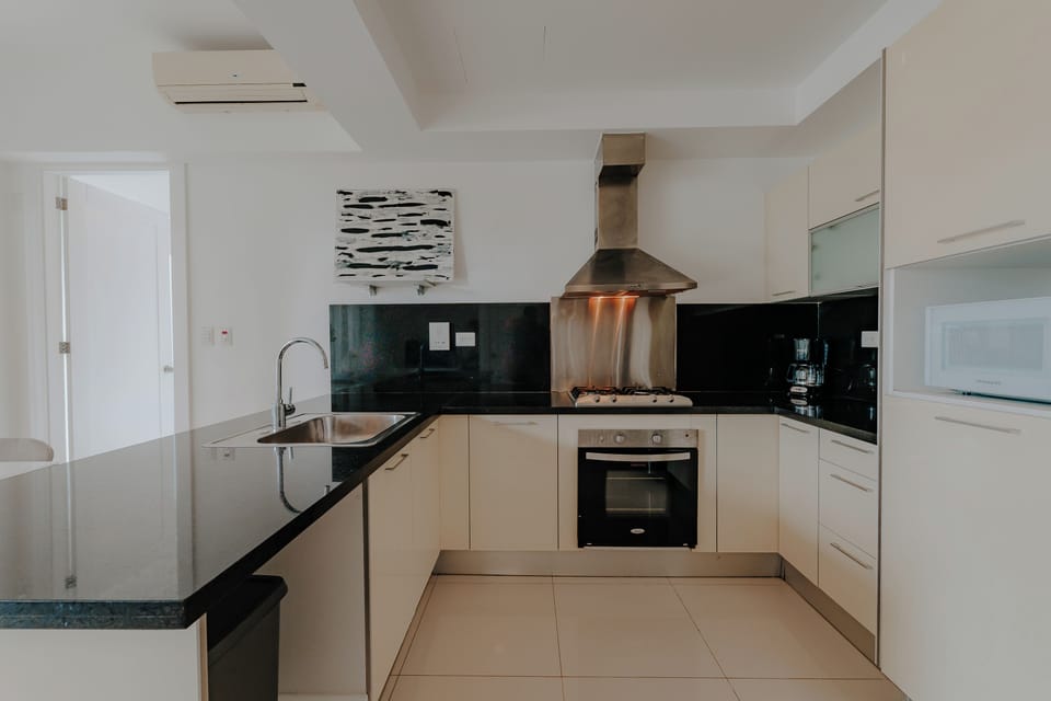 Apartment | Private kitchen | Full-size fridge, microwave, oven, stovetop