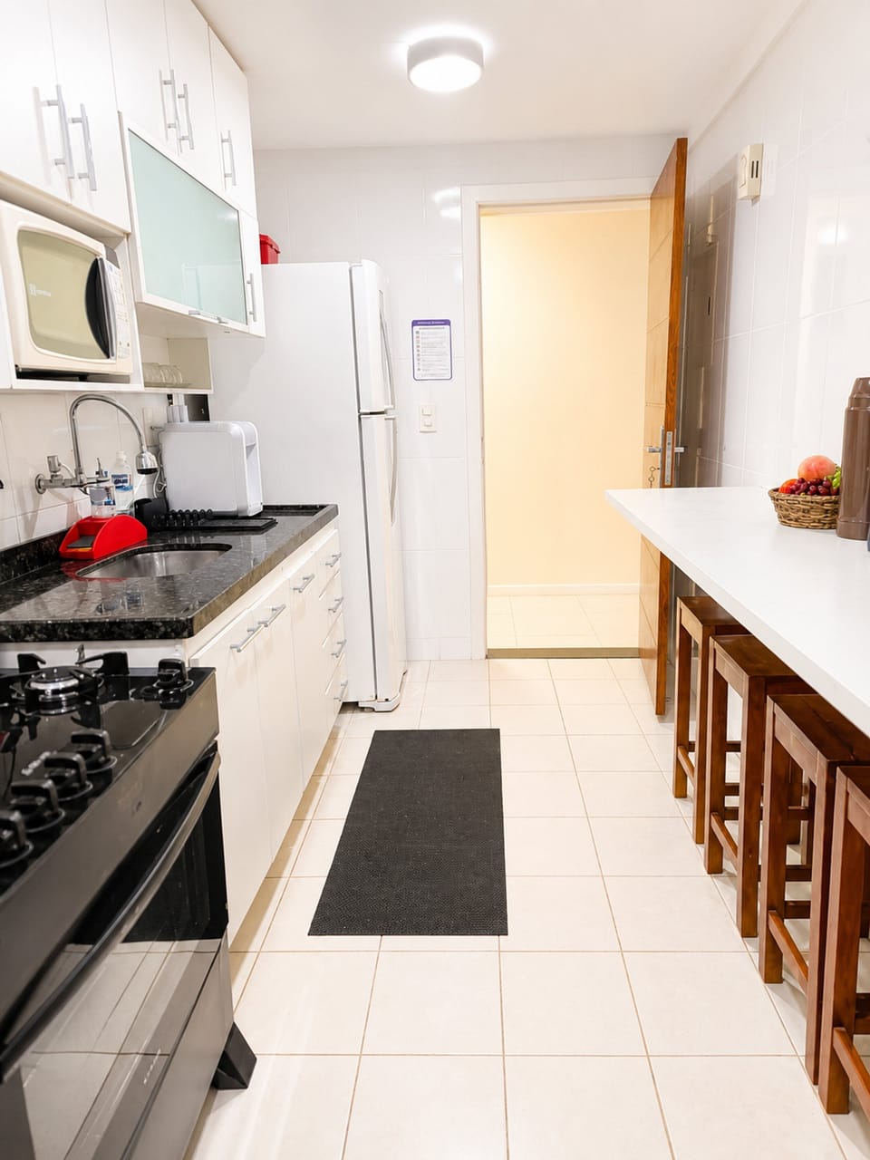 Apartment | Private kitchen | Coffee/tea maker, fridge, microwave, oven