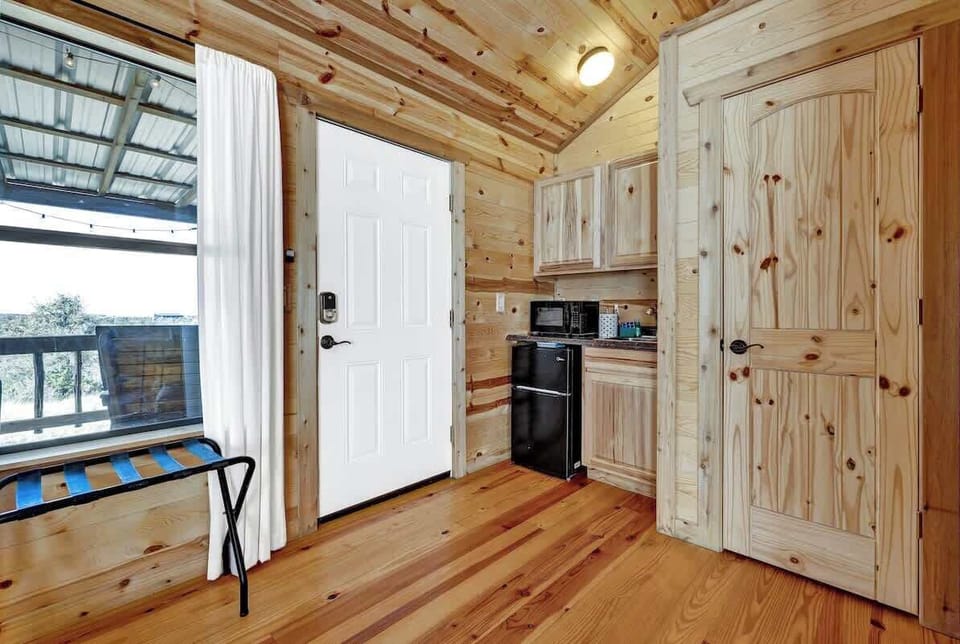 Cabin, 1 King Bed, Hot Tub (3107 Keese Rd #2) | Private kitchen | Coffee/tea maker