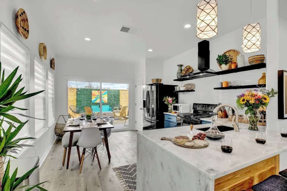 House, Multiple Beds, Hot Tub (510 Mueller St #13) | Private kitchen | Coffee/tea maker