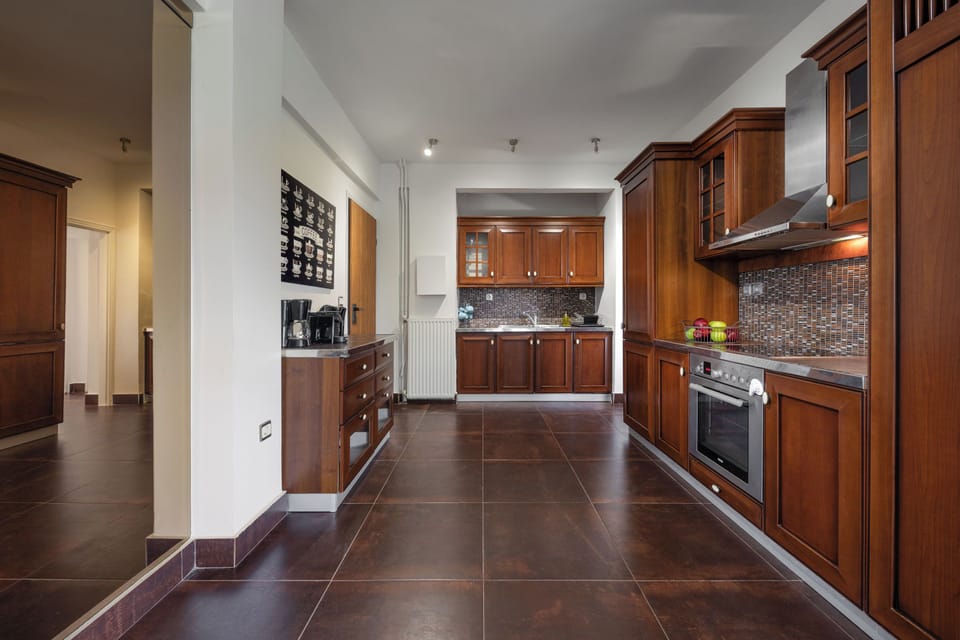 Relux Sea View 2 Bedroom Apartment by BluPine | Private kitchen | Full-size fridge, oven, stovetop, espresso maker