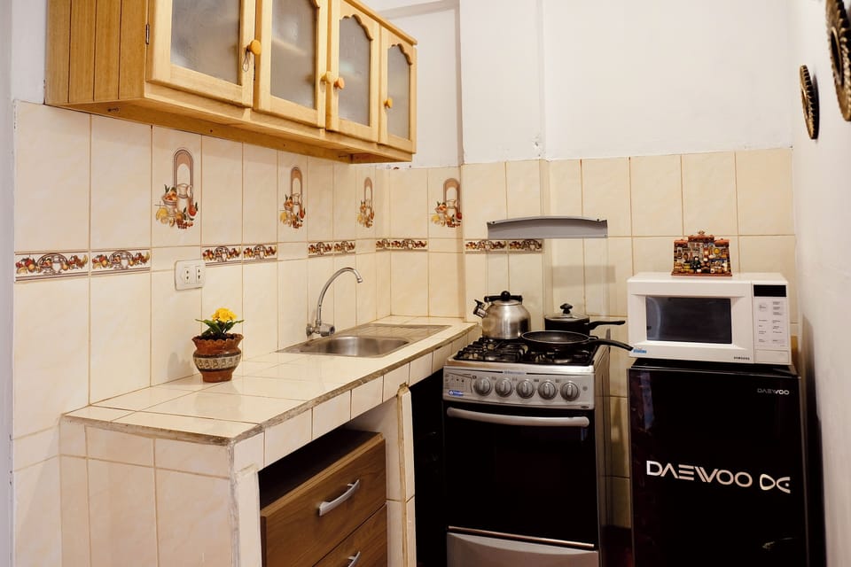 Microwave, cookware/dishes/utensils, freezer